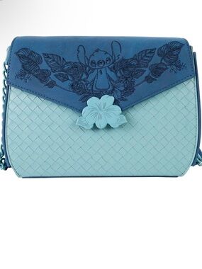 Loungefly Disney Stitch Embroidered Crossbody Bag NEW